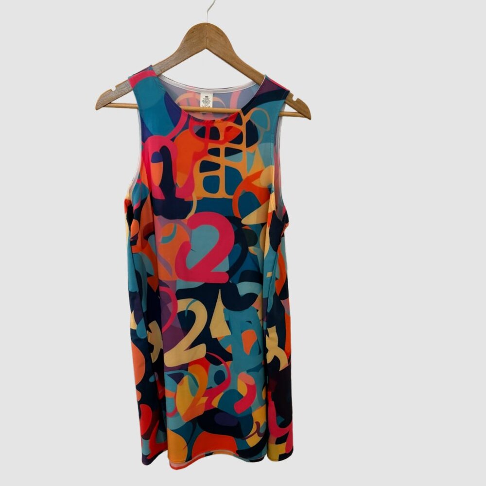 Lucky Number Print Dress Size Medium